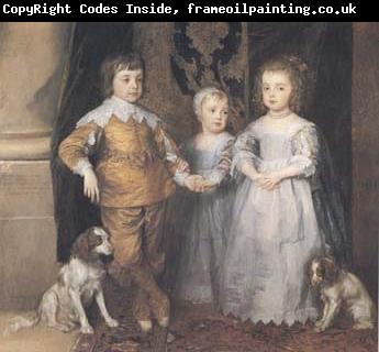 Dyck, Anthony van The Three Eldest Children of Charles I (mk25)